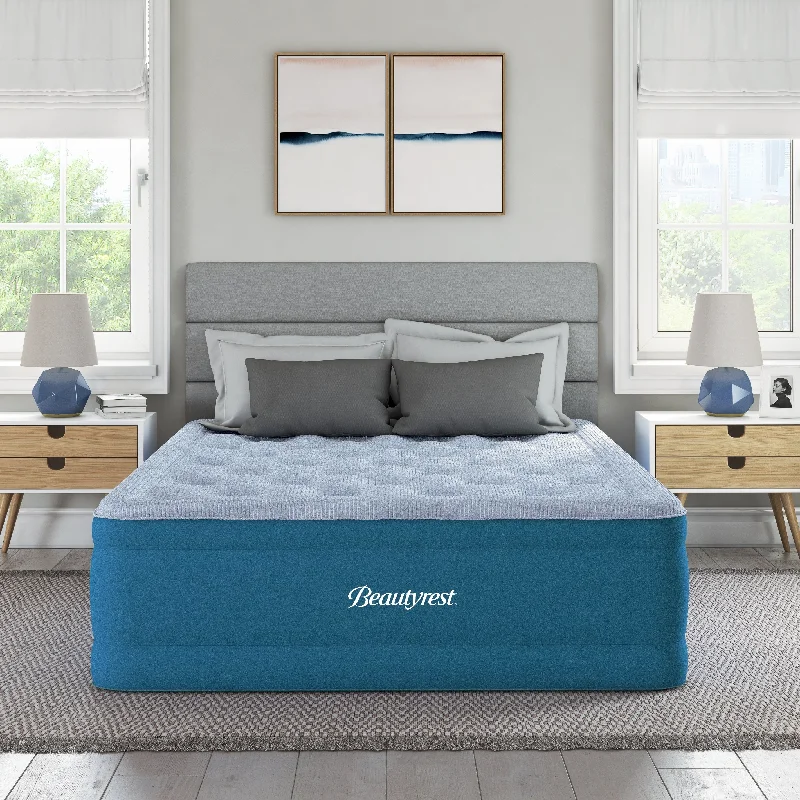 Memory foam mattresses for pressure relief and contouringBeautyrest Comfort Plus Air Mattress with Built-in Pump - Inflatable Guest Bed with Plush Cooling Top Memory foam mattresses for pressure relief and contouringBeautyrest Comfort Plus Air Mattress with Built-in Pump - Inflatable Guest Bed with Plush Cooling Top
