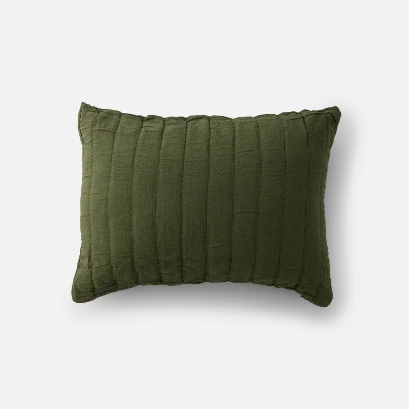 Round Pillows for Boho-Style InteriorsChanneled Cotton Sham