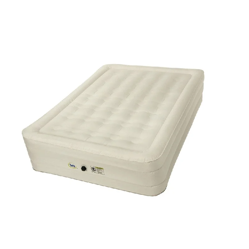 Hybrid mattresses combining foam and innerspring technologySerta 14-inch Queen-size Airbed with NeverFLAT Fabric Technology Hybrid mattresses combining foam and innerspring technologySerta 14-inch Queen-size Airbed with NeverFLAT Fabric Technology