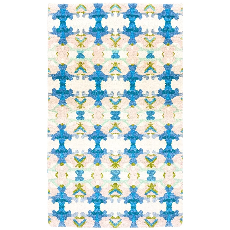 Floral - printed duvet covers for a romantic and feminine touchBlue Lagoon Hand Knotted Wool Rug