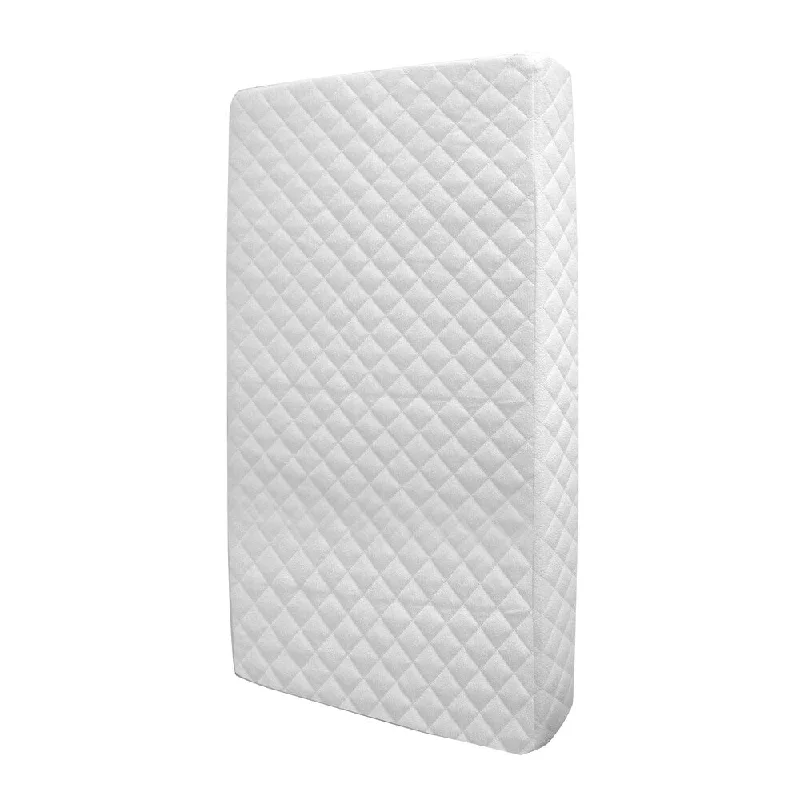 Organic cotton mattresses for a chemical - free sleep surfaceSwiss Comforts Quilted Two Stage Crib Mattress - White Organic cotton mattresses for a chemical - free sleep surfaceSwiss Comforts Quilted Two Stage Crib Mattress - White