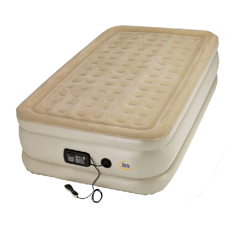 Innerspring mattresses with coil counts for supportSerta Raised Twin-size Airbed with Luxury Coil Support System Innerspring mattresses with coil counts for supportSerta Raised Twin-size Airbed with Luxury Coil Support System