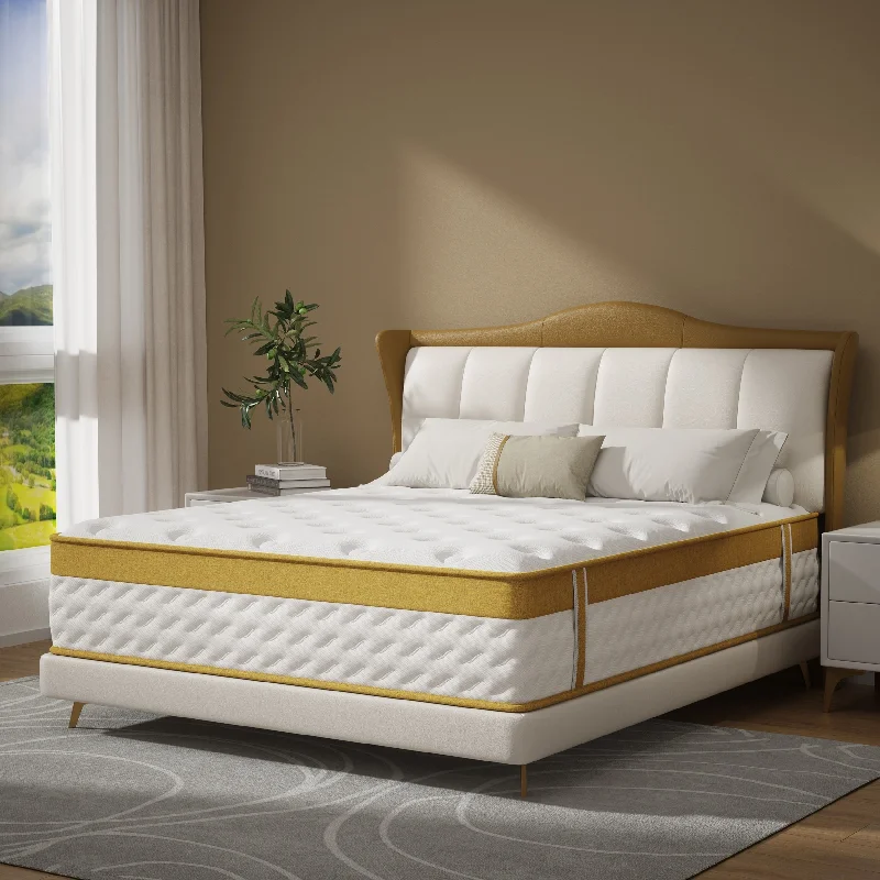 Natural latex and organic cotton blend mattresses10-inch Memory Foam and Innerspring Hybrid Mattress Natural latex and organic cotton blend mattresses10-inch Memory Foam and Innerspring Hybrid Mattress