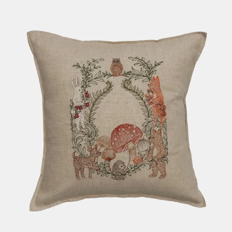 Plush Pillows for a Cozy BedEnchanted Garden Square Pillow