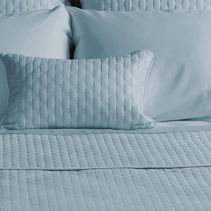 Cooling Pillows for Hot SleepersBedVoyage Luxury 100% Viscose from Bamboo Quilted Decorative Pillow - Sky Cooling Pillows for Hot SleepersBedVoyage Luxury 100% Viscose from Bamboo Quilted Decorative Pillow - Sky