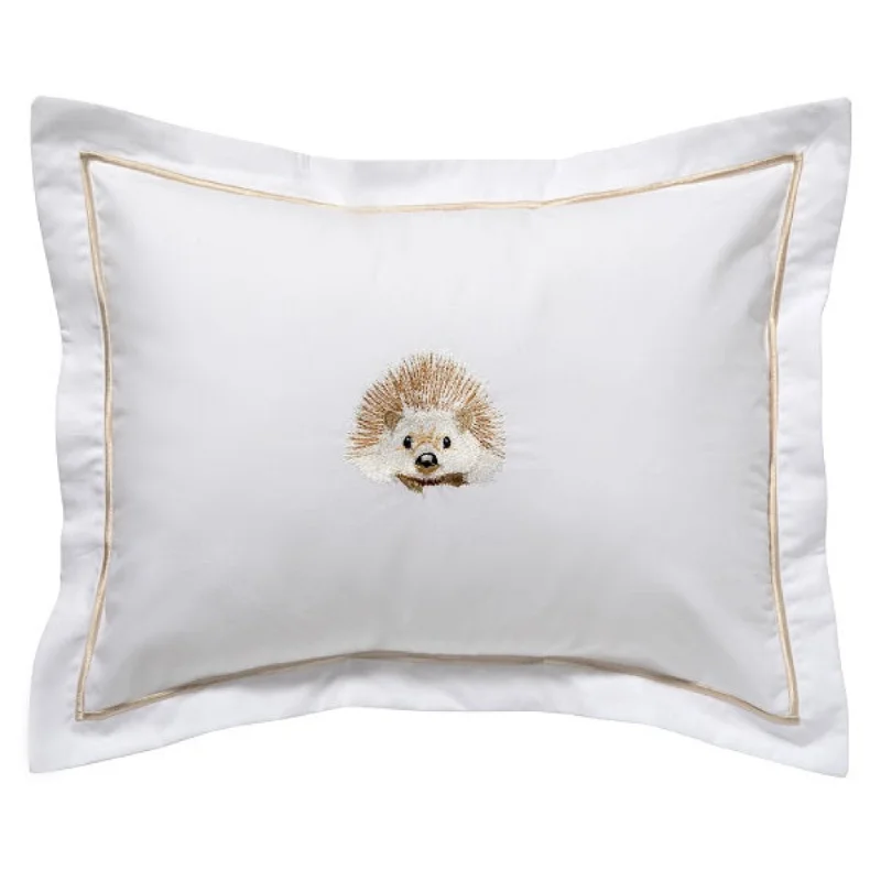 Velvet Pillows for a Touch of EleganceBaby Boudoir Pillow Cover in Hedgehog Beige
