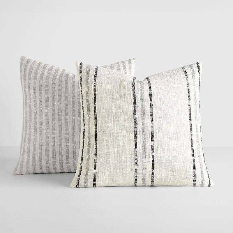 Hypoallergenic Pillows for Allergy Sufferers2-Pack Yarn-Dyed Bengal Stripe / Yarn-Dyed Framed Stripe Décor Throw Pillows Hypoallergenic Pillows for Allergy Sufferers2-Pack Yarn-Dyed Bengal Stripe / Yarn-Dyed Framed Stripe Décor Throw Pillows