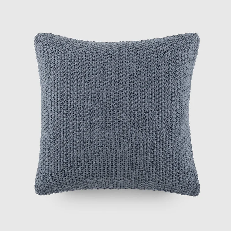 Plush Pillows for a Cozy BedSeed Stitch Knit Throw Pillow Cover and Insert