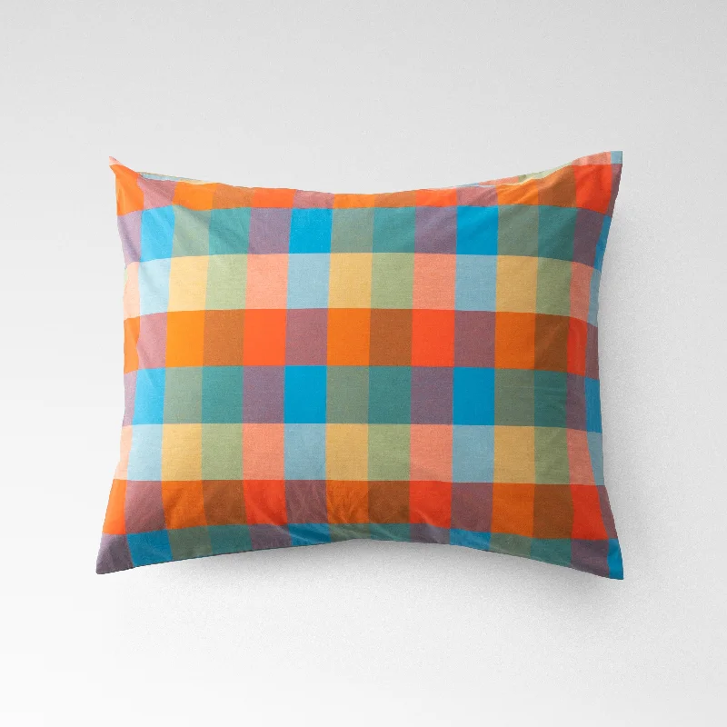 Children's - room duvet covers with fun and colorful designsWoven Plaid Pillow Sham