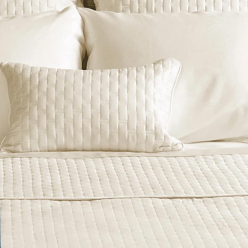 Cooling Pillows for Hot SleepersBedVoyage Luxury 100% Viscose from Bamboo Quilted Decorative Pillow - Ivory Cooling Pillows for Hot SleepersBedVoyage Luxury 100% Viscose from Bamboo Quilted Decorative Pillow - Ivory