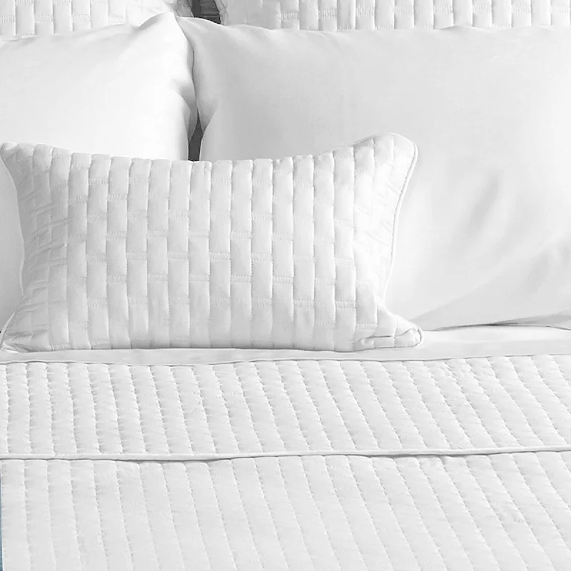 Adjustable Pillows for Customized ComfortBedVoyage Luxury 100% Viscose from Bamboo Quilted Decorative Pillow - White Adjustable Pillows for Customized ComfortBedVoyage Luxury 100% Viscose from Bamboo Quilted Decorative Pillow - White