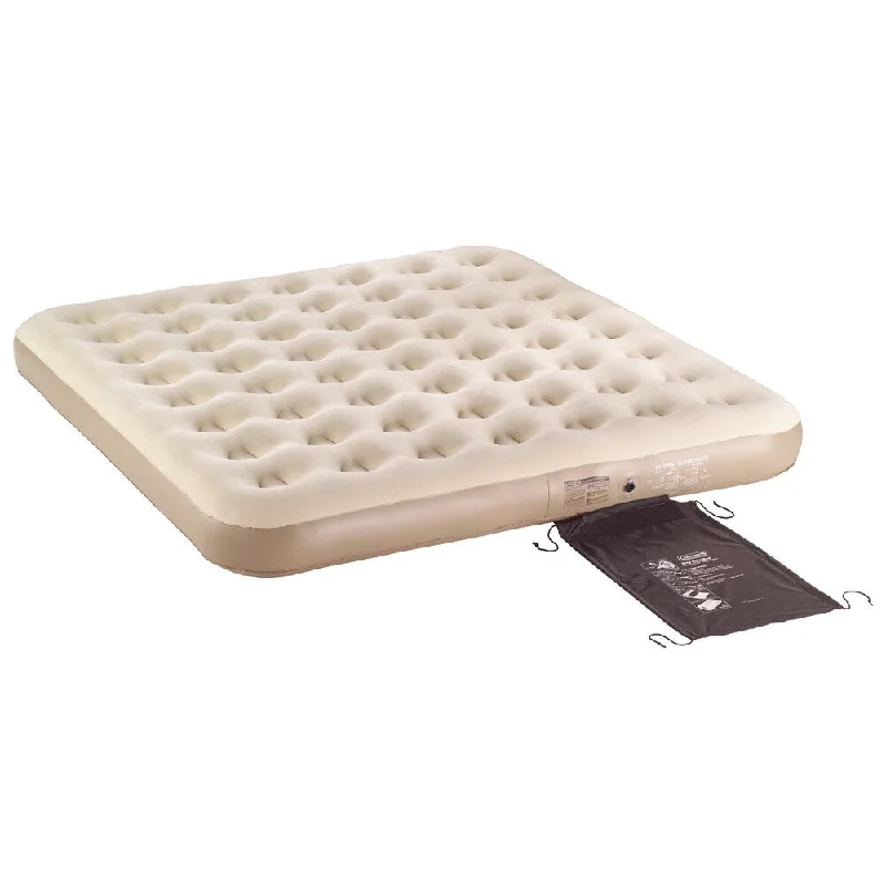 Bamboo - charcoal infused mattresses for odor absorptionColeman King-size Single High Quickbed Air Bed with 4D Pump Bamboo - charcoal infused mattresses for odor absorptionColeman King-size Single High Quickbed Air Bed with 4D Pump