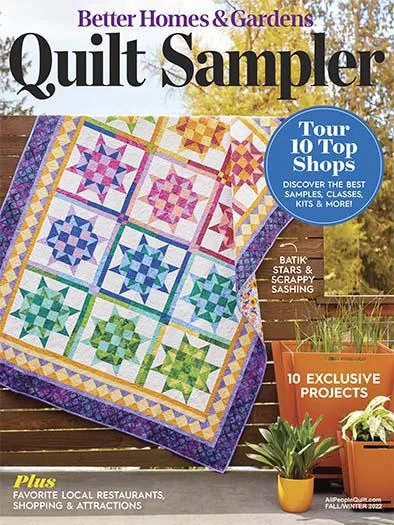 Soft and Fluffy Pillows for Bedroom ComfortQuilt Sampler Fall 2022