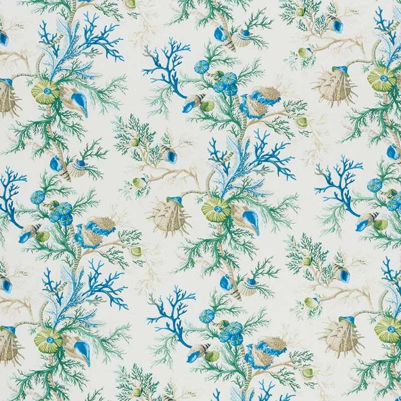 Velvet Pillows for a Touch of EleganceDel Tesoro in Blue & Green Fabric