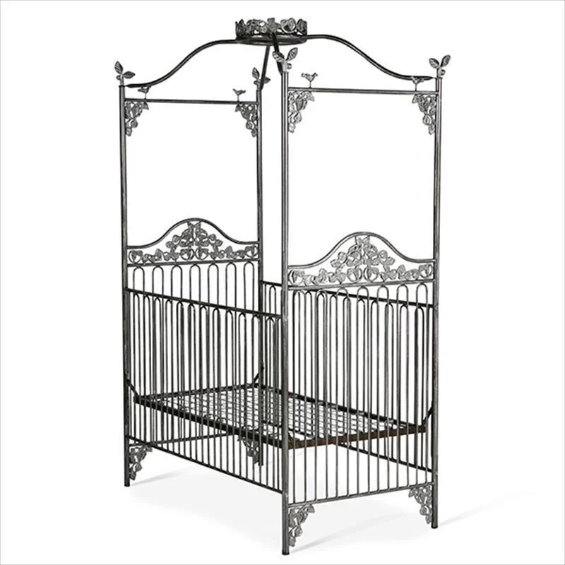 Gel - infused memory foam mattresses for cooler sleepGarden Canopy Crib