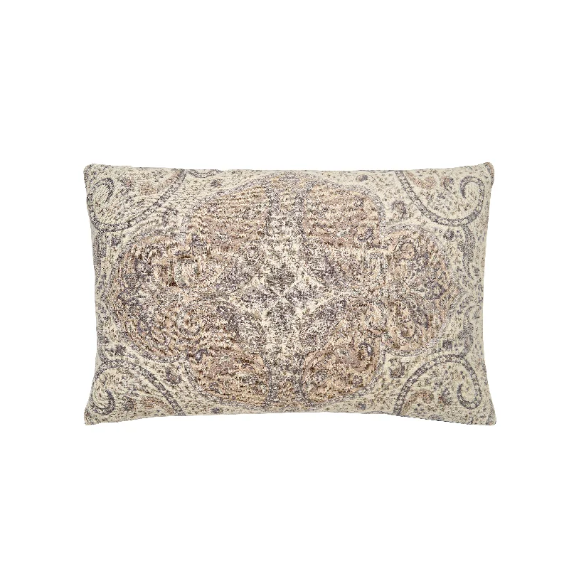 Round Pillows for Boho-Style InteriorsSuman Natural Lumbar Decorative Pillow