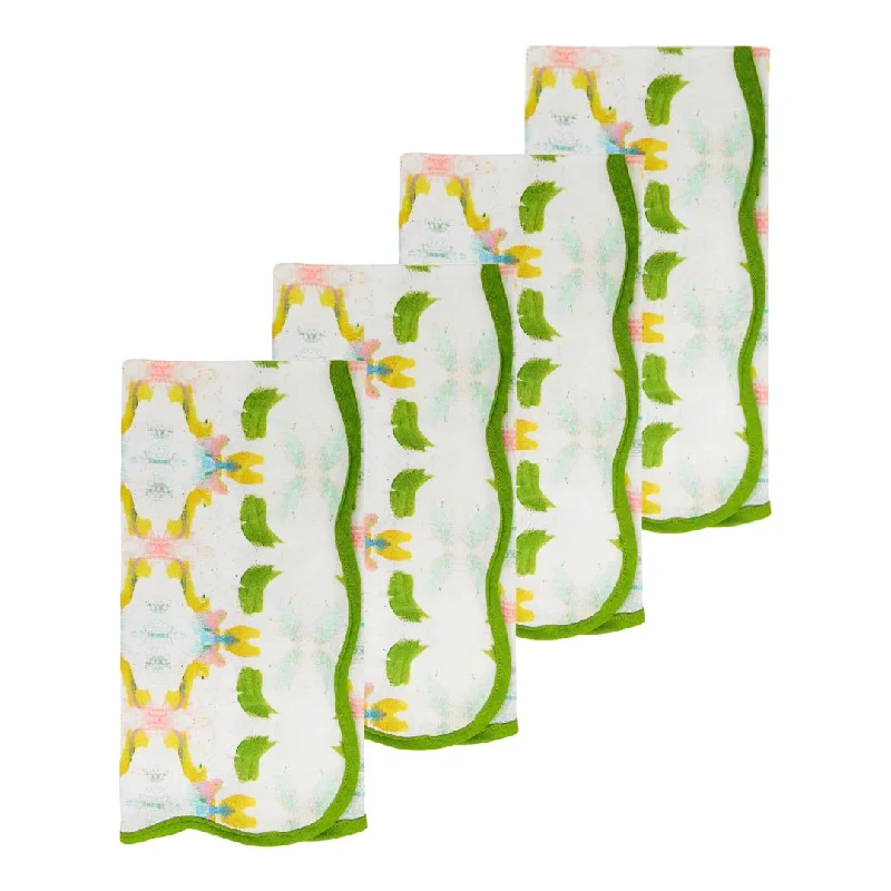 Children's - room duvet covers with fun and colorful designsDogwood Scalloped Dinner Napkins Children's - room duvet covers with fun and colorful designsDogwood Scalloped Dinner Napkins