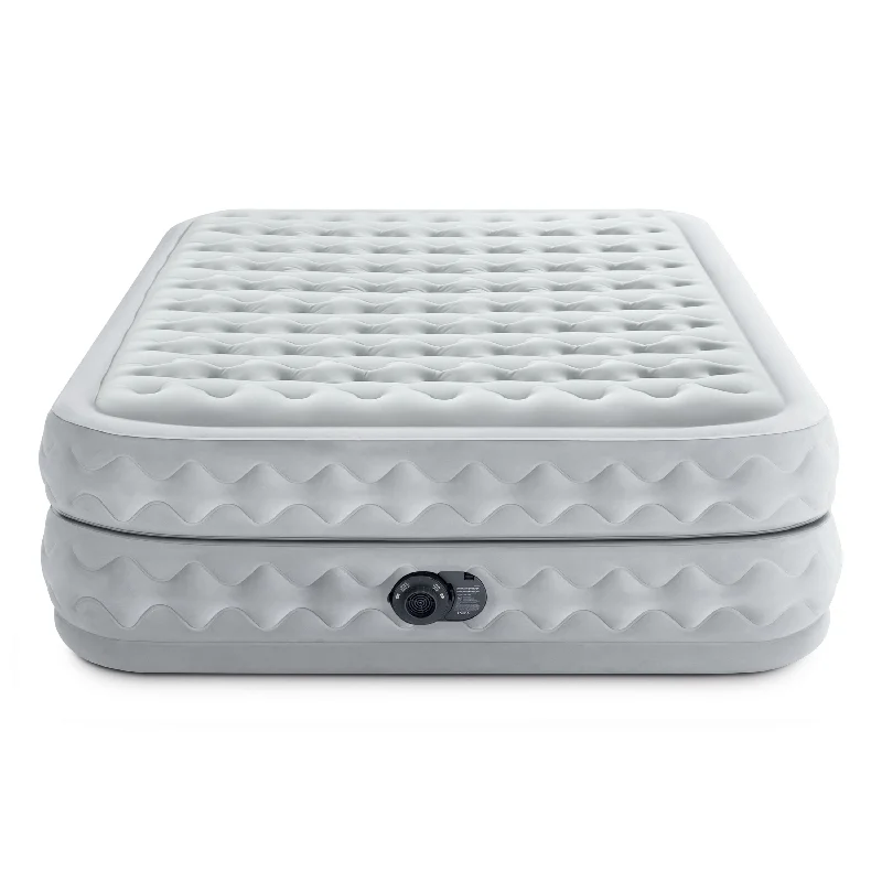 Gel - infused memory foam mattresses for cooler sleepIntex Supreme Air-Flow Airbed With Fiber-Tech IP, Queen - Multi Gel - infused memory foam mattresses for cooler sleepIntex Supreme Air-Flow Airbed With Fiber-Tech IP, Queen - Multi