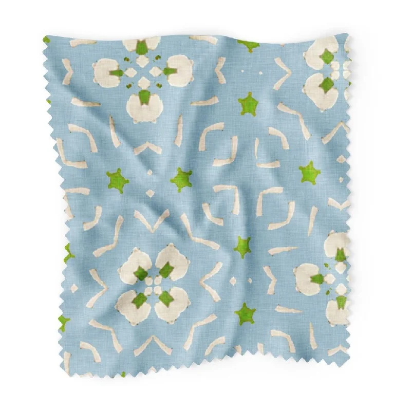 Linen duvet covers with a natural texture and breathabilityDorset Garden Blue Sample Swatch Linen duvet covers with a natural texture and breathabilityDorset Garden Blue Sample Swatch