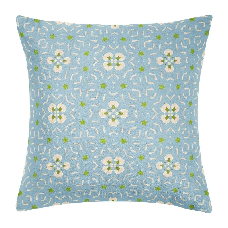 Zipper - closure duvet covers for easy removal and washingDorset Garden Blue 22x22 Pillow Zipper - closure duvet covers for easy removal and washingDorset Garden Blue 22x22 Pillow