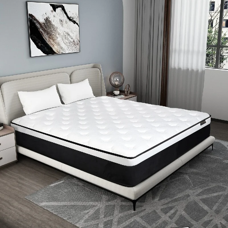 Innerspring mattresses with coil counts for support12" Medium Memory Foam Hybrid Mattress in a box Innerspring mattresses with coil counts for support12" Medium Memory Foam Hybrid Mattress in a box