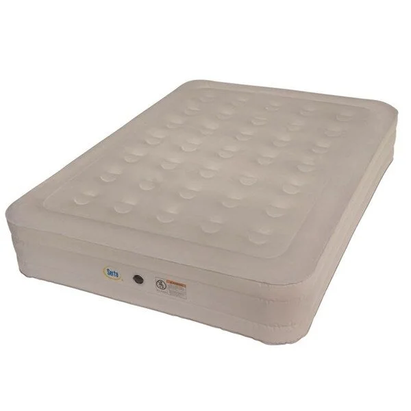 Bamboo - charcoal infused mattresses for odor absorptionSerta 14-Inch Plush Top Queen Airbed with External AC Pump & NeverFLAT Fabric Technology Bamboo - charcoal infused mattresses for odor absorptionSerta 14-Inch Plush Top Queen Airbed with External AC Pump & NeverFLAT Fabric Technology