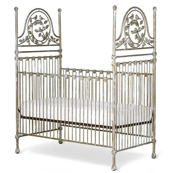 Gel - infused memory foam mattresses for cooler sleepVersailles Garden Stationary Crib Gel - infused memory foam mattresses for cooler sleepVersailles Garden Stationary Crib