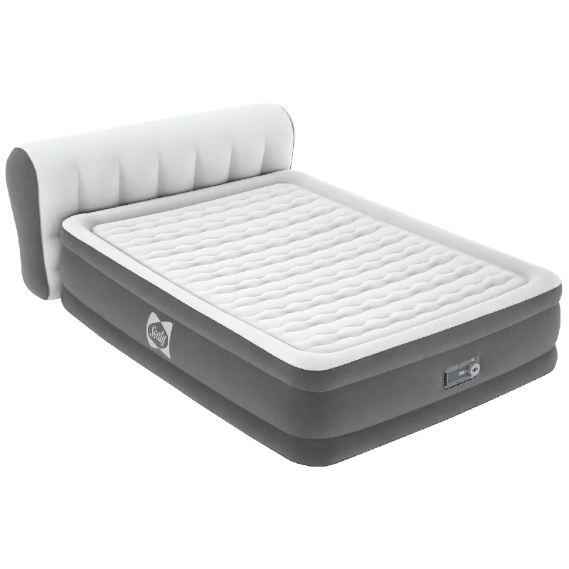 Polyester - foam mattresses for budget - friendly optionsSEALY Tritech Airbed Queen 31" Headboard Built-in AC pump Polyester - foam mattresses for budget - friendly optionsSEALY Tritech Airbed Queen 31" Headboard Built-in AC pump