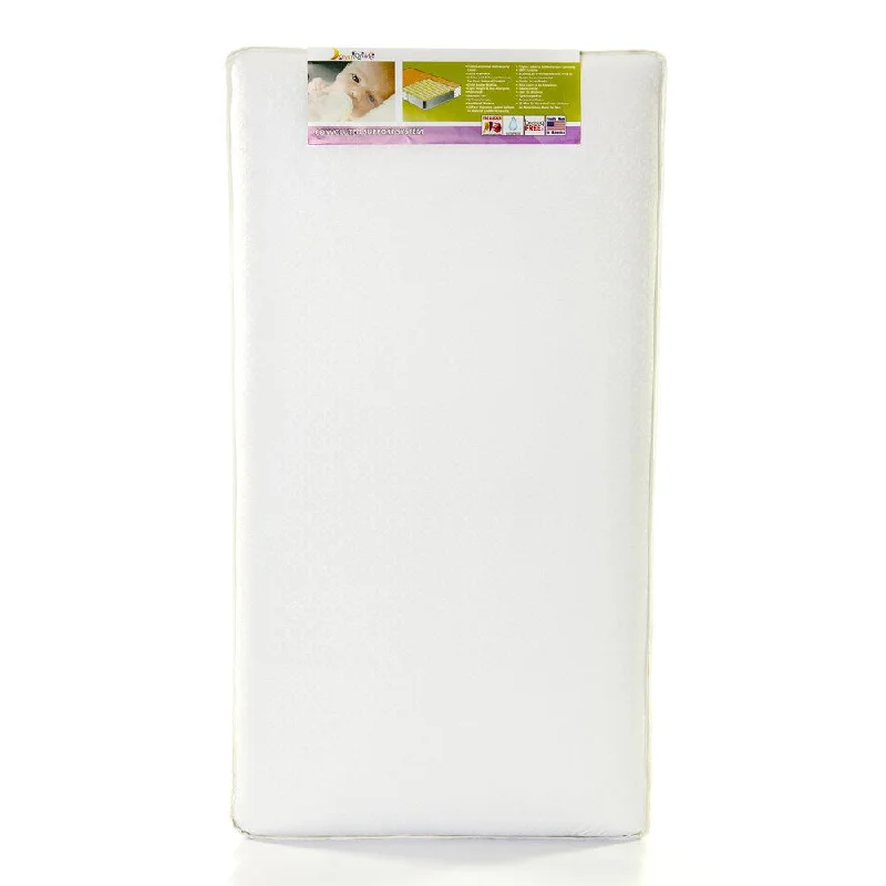 Polyester - foam mattresses for budget - friendly optionsDream on Me 150C Vinyl Convoluted Orthopedic Inner-spring Crib and Toddler Standard Mattress Polyester - foam mattresses for budget - friendly optionsDream on Me 150C Vinyl Convoluted Orthopedic Inner-spring Crib and Toddler Standard Mattress