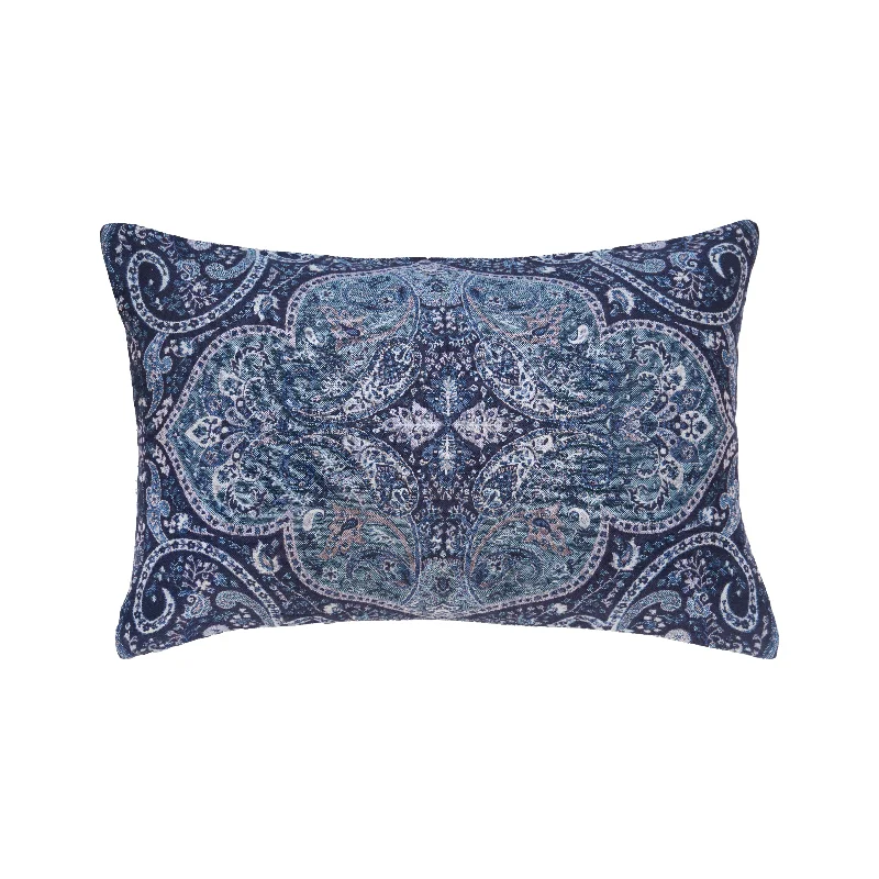 Back Support Pillows for Office ChairsSuman Navy Lumbar Decorative Pillow