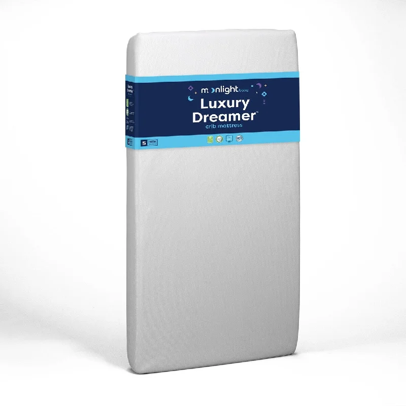 Memory foam mattresses for pressure relief and contouringMoonlight Slumber Luxury Dreamer Crib Mattress - 27.5 X 52 X 6 Memory foam mattresses for pressure relief and contouringMoonlight Slumber Luxury Dreamer Crib Mattress - 27.5 X 52 X 6