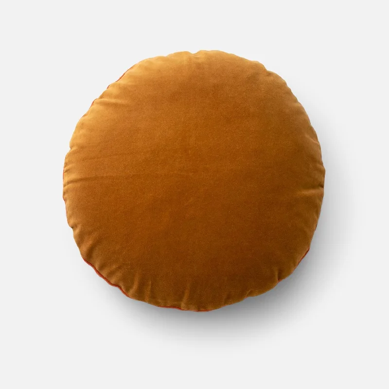 Adjustable Pillows for Customized ComfortVelvet + Wool Circle Pillow
