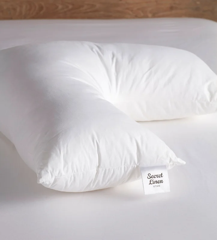 Round Pillows for Boho-Style InteriorsSynthetic Cushion Pad - V Shape