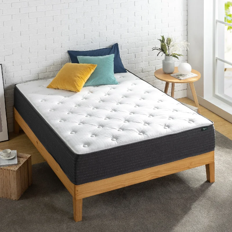 Bamboo - charcoal infused mattresses for odor absorptionPriage by ZINUS 10 Inch Comfort Essential Pocket Spring Hybrid Mattress Bamboo - charcoal infused mattresses for odor absorptionPriage by ZINUS 10 Inch Comfort Essential Pocket Spring Hybrid Mattress