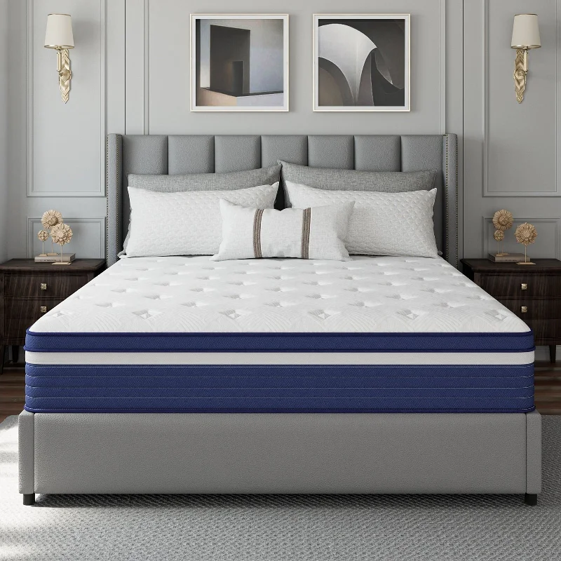 Innerspring mattresses with coil counts for supportIFLUOUS 10in. Innerspring Hybrid Cooling and Breathable Medium Firm Mattress with CertiPUR-US, SGS and OEKO-TEX Certified Innerspring mattresses with coil counts for supportIFLUOUS 10in. Innerspring Hybrid Cooling and Breathable Medium Firm Mattress with CertiPUR-US, SGS and OEKO-TEX Certified