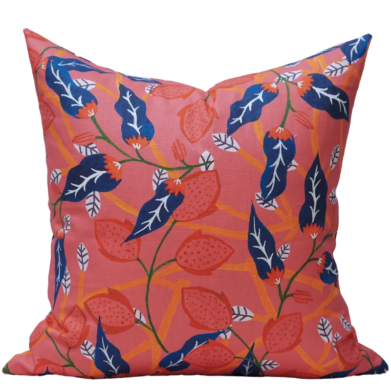 Cooling Pillows for Hot SleepersRiya Pillow Cover in Pink and Blue Floral