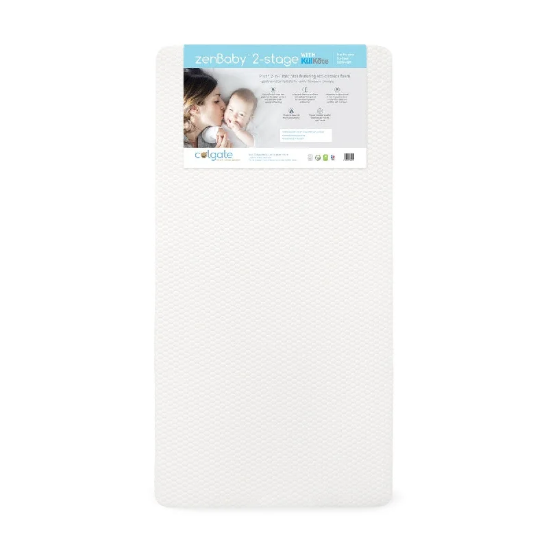 Polyester - foam mattresses for budget - friendly optionsColgate Mattress ZenBaby Hybrid 2-N-1 Crib Mattress - Taupe/Off White Polyester - foam mattresses for budget - friendly optionsColgate Mattress ZenBaby Hybrid 2-N-1 Crib Mattress - Taupe/Off White
