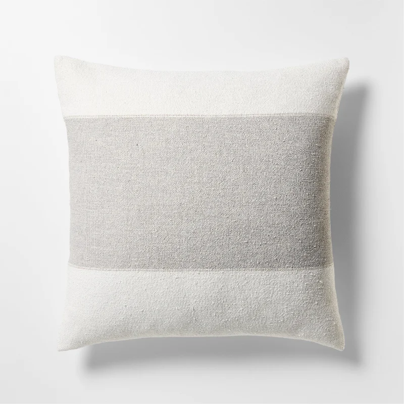 Round Pillows for Boho-Style InteriorsCharlotte Stripe Linen Pillow Cover