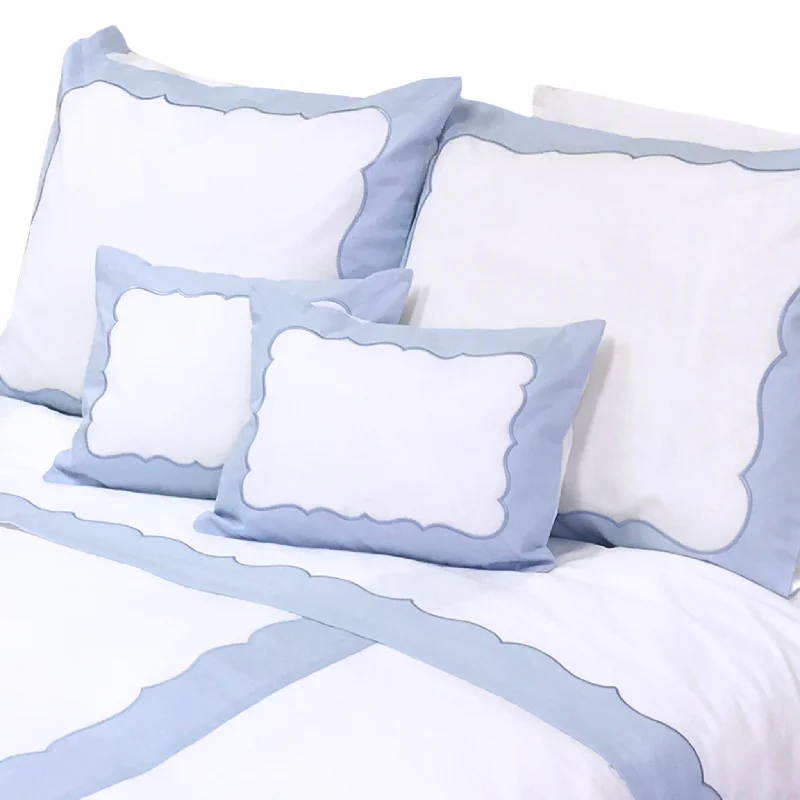 Polyester duvet covers with durability and colorfastnessWaves Applique Bedding Collection Polyester duvet covers with durability and colorfastnessWaves Applique Bedding Collection