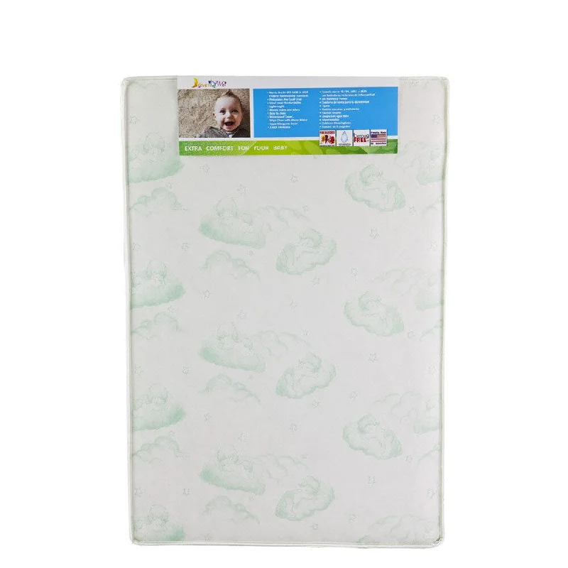 Gel - infused memory foam mattresses for cooler sleepDream On Me 3-inch Foam Playard Mattress