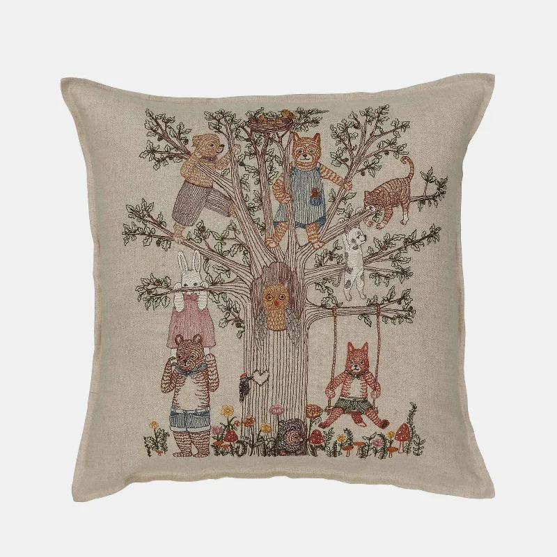 Down Alternative Pillows for Ethical ChoicesTree of Fun Square Pillow
