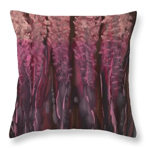 Decorative Pillows for Living Room MakeoverEarthWise Designs Evening Pink - Throw Pillow