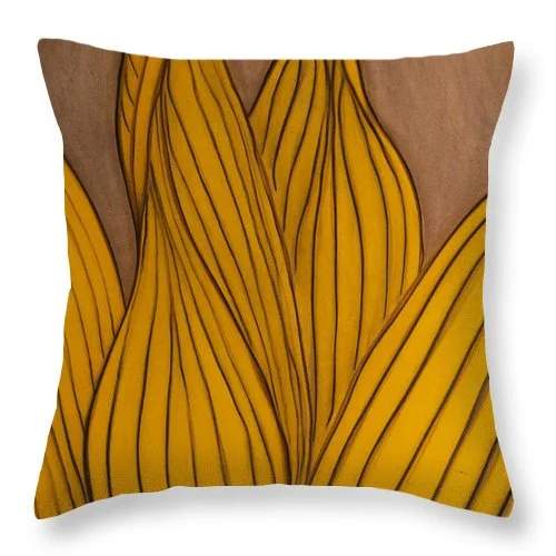 Bolster Pillows for Sofa DecorationEarthWise Designs Yellow Petals - Throw Pillow