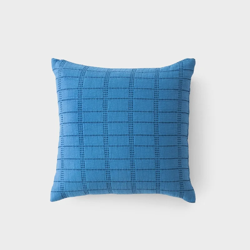 Bolster Pillows for Sofa DecorationGrid Stitch Pillow