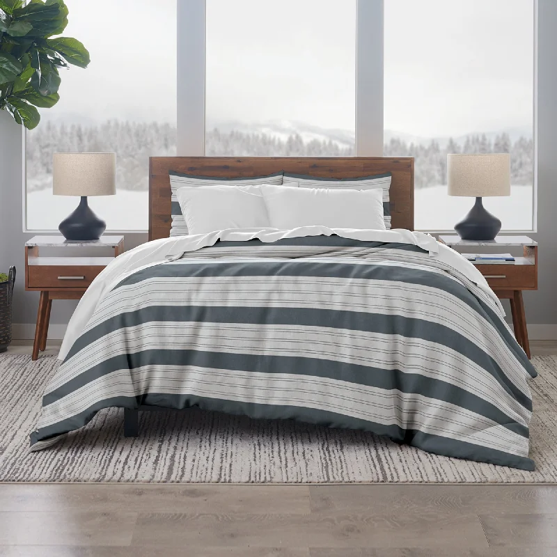 Lumbar Support Pillows for Car SeatsFrench Linen Cotton Wide Stripe Three Piece Duvet Set Lumbar Support Pillows for Car SeatsFrench Linen Cotton Wide Stripe Three Piece Duvet Set
