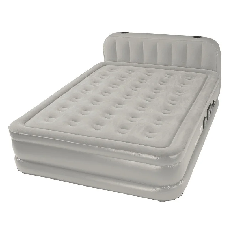 Natural latex and organic cotton blend mattressesInsta-bed Raised Queen Airbed with Headboard and NeverFLAT Pump Natural latex and organic cotton blend mattressesInsta-bed Raised Queen Airbed with Headboard and NeverFLAT Pump