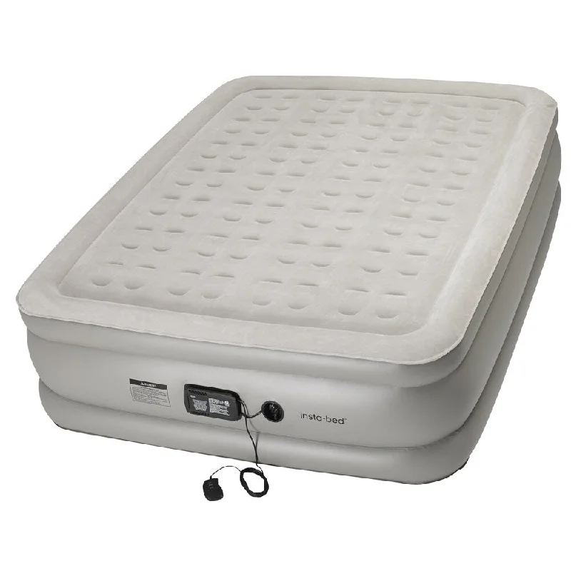Wool - filled mattresses for natural insulation and moisture - wickingInsta-Bed Raised Queen-size Airbed with Luxury Coil Support Wool - filled mattresses for natural insulation and moisture - wickingInsta-Bed Raised Queen-size Airbed with Luxury Coil Support
