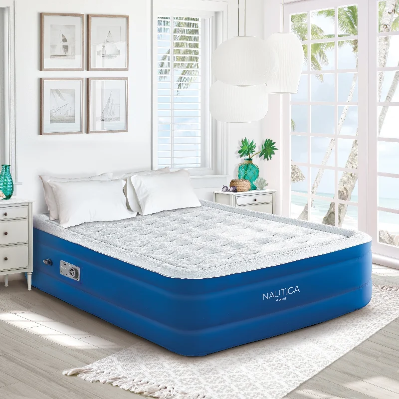 Bamboo - charcoal infused mattresses for odor absorptionNautica Home Support Aire Pillowtop Air Mattress with Built-In Pump - Raised Inflatable Bed with Cooling Top, Edge Support Bamboo - charcoal infused mattresses for odor absorptionNautica Home Support Aire Pillowtop Air Mattress with Built-In Pump - Raised Inflatable Bed with Cooling Top, Edge Support