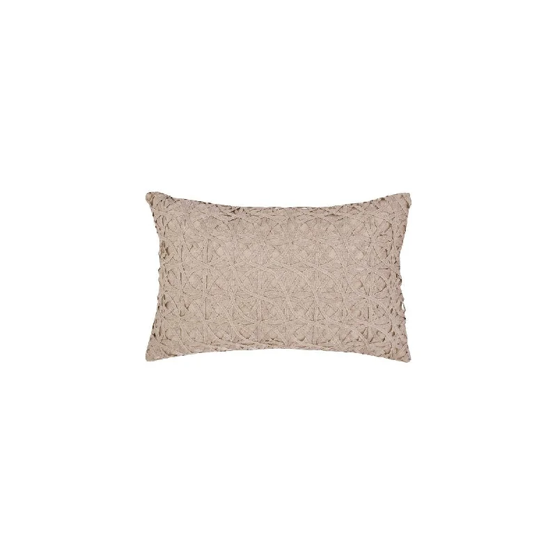 Cotton Pillows for Natural ComfortRibbon Mesh Decorative Pillow
