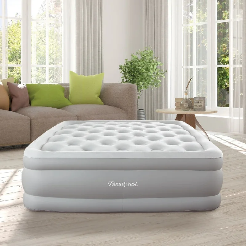 Memory foam mattresses for pressure relief and contouringBeautyrest Sky Rise Raised Air Mattress with External Pump - Inflatable Bed with Edge Support, Puncture-Resistant Vinyl Memory foam mattresses for pressure relief and contouringBeautyrest Sky Rise Raised Air Mattress with External Pump - Inflatable Bed with Edge Support, Puncture-Resistant Vinyl